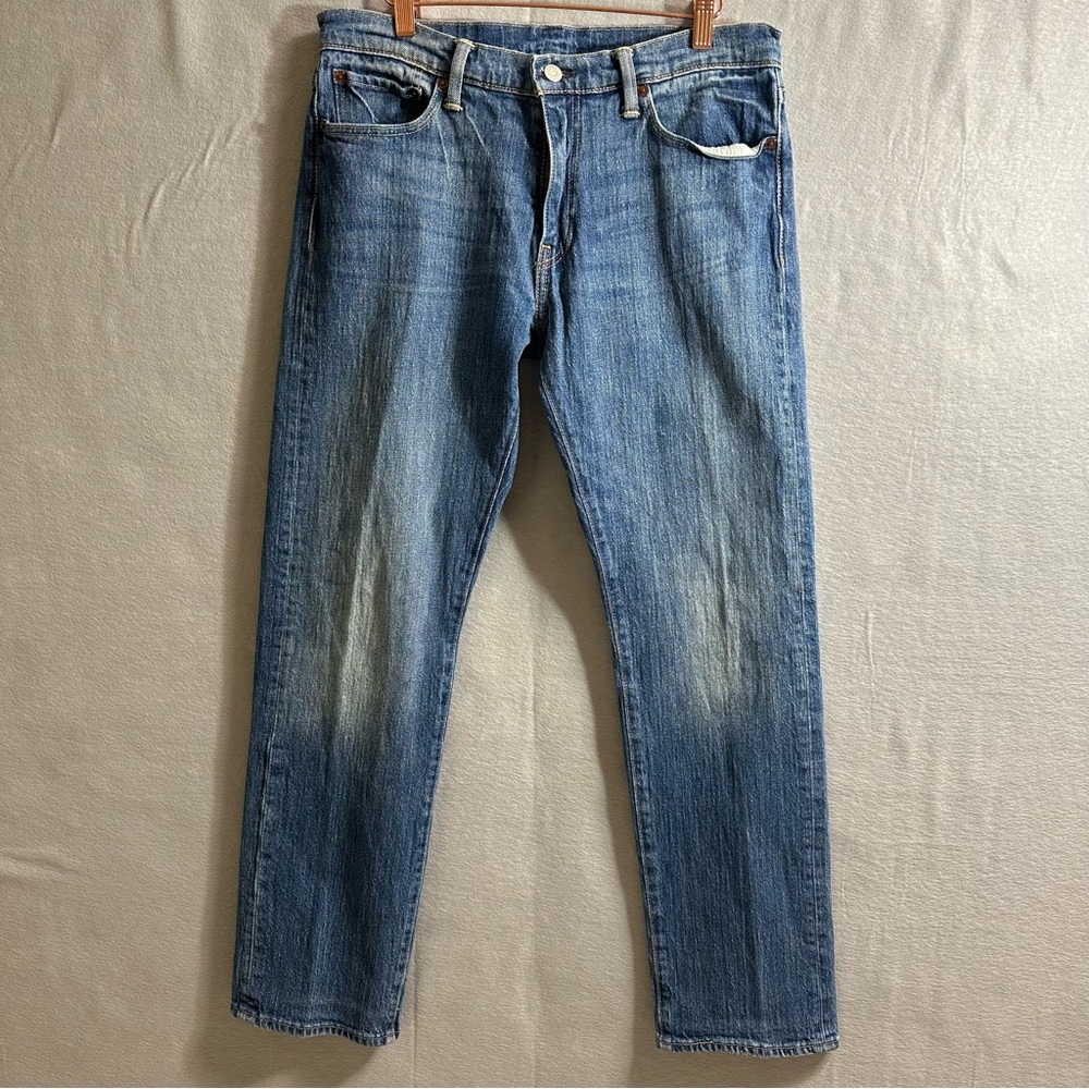 Levi’s 504 Heritage Cone Denim Jeans 32x30 Men’s Straight Fit Blue Distressed